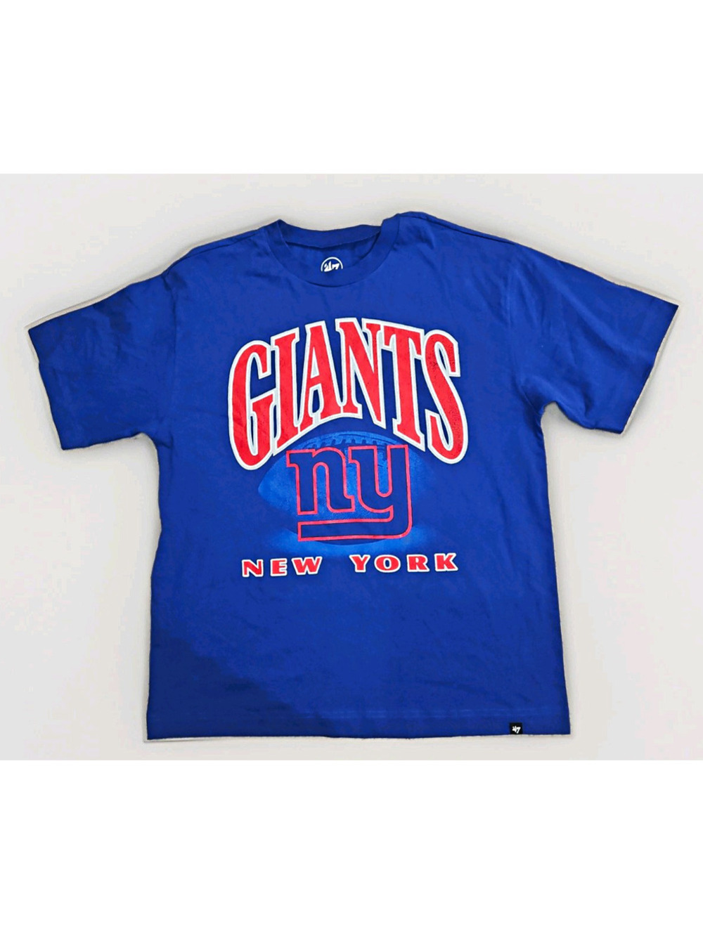 ’47 New York Giants NFL Football Short Sleeve T-Shirt Blue Size L